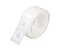 Generic Pegatinas de Refuerzo de Perforación Transparente, Etiquetas de PVC para Proyectos de Bricolaje, Suministros Escolares de Oficina (WHITE)