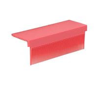 Generic Peine Alisador de Cabello de Fibra de Carbono, Accesorio Duradero para Férula Capilar, Esencial para Viaje en Casa, Salón, 9,2x3x3cm (PINK)