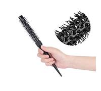 Generic Peine con Rodillo de Tubo de Aluminio Negro Duradero, Herramienta de Peinado para Todo Tipo de Cabello, Adecuado para Uso Doméstico y Profesional (15#)