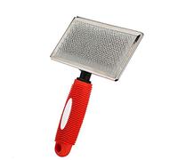 Generic Peine de Acero para Mascotas, Herramienta de Aseo para Perros y Gatos, Herramienta Duradera para Desenredar Nudos de para una Piel Sana, Antideslizante para un Agarre Cómodo, para Todos (S)