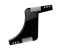 Generic Peine de Bordes Suaves para Peinar la Barba para Dar Forma a la Línea de la Barbilla del Cuello de las Mejillas, de ángulo Recto ABS, para Entusiastas de la Barba