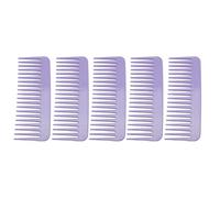 Generic Peine de Dientes Anchos, Juego de 10 Peines para Desenredar el Cabello de Paja de Trigo Portátil de Alta Dureza para Viajes en Casa