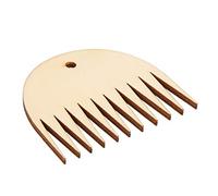 Generic Peine de Madera para Tejer, Herramienta Ligera para Tejer Tapices, Peine de Telar de Superficie Lisa para Manualidades, Adecuado para Amantes del Tejido, 7,5 X 7 X 0,3 Cm