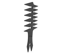 Generic Peine de Pelo de Dientes Anchos de Doble Cara, Peine Suave para el Cuero Cabelludo para Hombres, para Peinado sobre la Marcha para Hombres, Material ABS Duradero (BLACK)