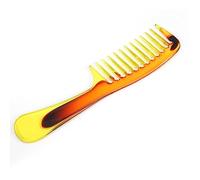 Generic Peine de Peluquería Portátil de Dientes Anchos, Peine Rastrillo Desenredante Suave para Cabello Seco y Húmedo, Plástico Inodoro para Peinado Profesional y Uso Diario