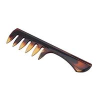 Generic Peine de Resina Retro para Hombre, Peine de Dientes Anchos Antiestático Suave, Esencial para Peluquero, Resina de 7,2x1,8x1,2 Pulgadas (#1)