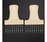 Generic Peine de Transferencia para Máquina de Tejer, Herramienta de Transferencia de 9 Agujas para SK151 KH230 KH270, Suave y con Rebabas, 2 piezas.