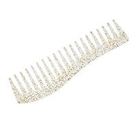 Generic Peine Desenredante de Pelo sin, Peine de champú de Salón de para Hombres y Mujeres, de Paleta de 7x2 Pulgadas para Anudar el Cabello (Transparente)