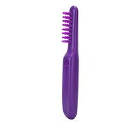 Generic Peine Desenredante Eléctrico, Masaje de Iones Negativos Morados, Uso Dual en Seco y Húmedo para Suavizar el Cabello