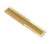 Generic Peine Ergonómico para Peinar el Cabello Seguro de Usar Peine Recto de Dientes para un Agarre Conveniente Herramienta de Peluquería para Todo Tipo de Cabello Oro 8.1x1.6in (GOLD)