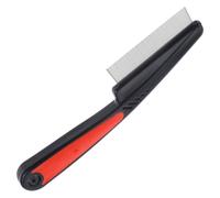 Generic Peine Fino Anticaspa de Acero Inoxidable Negro Dientes Precisos para Adultos y Mascotas - Peine Profesional para Eliminar Caspa y Cuidado del Cuero Cabelludo - Herramienta