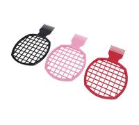 Generic Peine Giratorio para Cabello Negro, Herramienta de Peluquería de Doble Cara con Bobina Giratoria, Diseño de Red para Dar Volumen, Rizar y Peinar sin Esfuerzo, Raqueta de Pelo Ergonómica