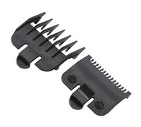 Generic Peines Guía Profesionales Accesorios para Cortapelos Protectores de Seguridad para el Cabello Peines Diseño de Dientes de Peine Redondeado Paquete de 2 1,5 Mm 4,5 Mm para Barbería (BLACK)