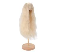 Generic Peluca de Muñeca de Pelo Largo y Rizado, Brillo de Seda de Alta Temperatura, 1/4, Hermosa Muñeca Articulada Coleccionable (Luz de oro)