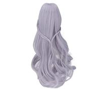 Generic Peluca Rizada para Muñeca, Pelo Suave para Niños, Muñecas de 21-24cm, Fibra Resistente a Altas Temperaturas, Pelo Largo de 8 a 9 Pulgadas (BLUE)