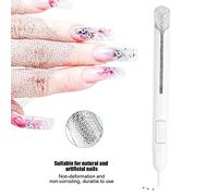 Generic Pen de Pintura de Uñas Aparentemente Exquisito, Bolígrafo de Metal Perdido, para la Tienda de Manicura en el Hogar (SILVER)