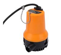 Generic Pequeña Bomba de Agua Eléctrica Potente Bomba de Sentina para Limpieza de Cubiertas Piscifactoría Intercambio de Agua Camping Naranja