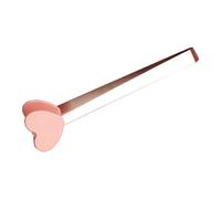 Generic Pequeñas Pinzas para Servir, Lindas Mini Pinzas de Silicona Resistentes Al Calor Aptas para Lavavajillas para Cocinar (Forma de corazón rosa)