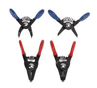 Generic Pequeño Alumedor de Circlip, Práctico Mini Anillo de Ondas de Aluminio Set de Metal Cargado de Resorte Universal Resistente para los Circlips Externos Internos