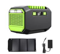 Generic Pequeño Banco Al Aire Libre Portátil de la Energía Solar de los Paneles Solares del Generador 60W para la Copia de Seguridad de la Emergencia (Enchufe de la UE)