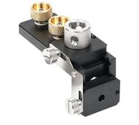 Generic Perfiles de Aluminio Guía de Perforación Diseño Fácil de Usar Alineación Precisa de Orificios para Muebles Marcos de Impresoras 3D, para Equipos de Laboratorio Equipos Industriales