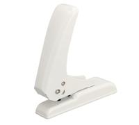 Generic Perforadora de un Orificio de 5,5 Mm, Herramienta Compacta para Tarjetas de Papel, Cuero, Plástico, Hogar, Oficina, Escuela, 40 Hojas (WHITE)