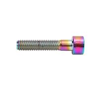 Generic Perno de Tapa de Auriculares de Aleación de Titanio, Tornillo Ligero para Reparación de Bicicletas de Montaña, Cabeza de Columna de 6x30mm para Ciclistas (Colorful)