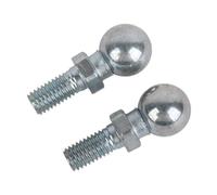 Generic Perno Esférico Duradero M8 para Puntales de Gas, Material de Hierro, Antioxidante, Ideal para Reparación de Automóviles, 2 Piezas