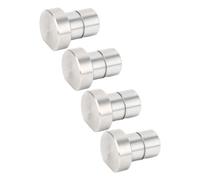Generic Perros de Banco de Acero Inoxidable, 4 Uds., Accesorios para Agujeros de Carpintería, Ligeros y Portátiles, Fijación Fuerte, 19mm