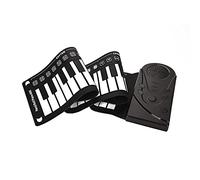 Generic Piano de Teclado Portátil, 49 Teclas Electrónico Teclado a Mano Enrollando Piano Pico Pico Roll Up Keyboard con Altavoces Incorporados y Toma de Salida de 3.5 Mm para Principiantes