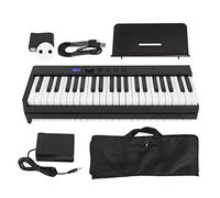 Generic Piano Digital Plegable de 88 Teclas, Piano con Teclado Portátil con USB Plug Play, Sonido Estéreo Envolvente de 360 grados, Modo Auriculares, Batería Incorporada, para C (Enchufe de la UE)
