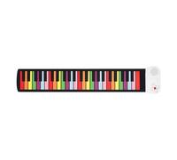 Generic Piano Enrollable Flexible de 49 Teclas, Teclado Enrollable para Sala de Estar Y Viajes