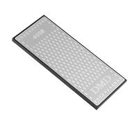 Generic Piedra de Afilar de Diamante de Doble Cara, Grano 400 1000 para Afilar Cuchillos de Cocina con Base de Silicona Antideslizante y Orificio Ovalado con Chip de Metal