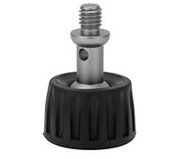 Generic Pies de Monopolio de Goma, Eje Central de Acero Inoxidable de 3/8 Pulgadas de 37 Mm de Diámetro Almohadilla de Pie Monópodo para Mantener