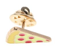 Generic Pin de Pizza Esmaltado Diseño de Dibujos Animados, Broche Pequeño de Metal Colorido para Ropa y Bolsos, Accesorio Versátil para Fiestas y Uso Diario, Pin de Solapa Divertido