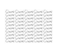 Generic Pin Tipo R, Práctico, Escala 1/10, 1/12, /16, Carcasa de Coche RC, Clips de Hierro Inoxidable Fáciles de Usar para Aficionados
