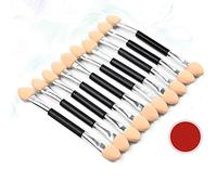 Generic Pincel de Esponja para Sombra de Ojos, Aplicadores de Maquillaje de Ojos de Tacto Suave para un Aspecto de Maquillaje, 10 Piezas para Usar en Cualquier Momento y en Cualquier Lugar,