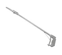 Generic Pinzas de Cangrejo de Acero Inoxidable, Pinzas de Tijera Largas y Duraderas para Mariscos y Cangrejos, Herramientas Portátiles para Capturar Mariscos de 30 Pulgadas (presilla recta)