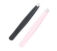 Generic Pinzas de Cejas Inclinadas de Acero Inoxidable para Depilación Facial, Herramienta de Maquillaje que Ahorra Mano de Obra para Entusiastas de la Belleza