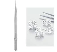 Generic Pinzas Duraderas de Acero Inoxidable con Cerradura para Herramienta de Fabricación de Joyas de Bricolaje, Compactas y Exquisitas para Fabricantes de Joyas o Aficionados a la Joyería de (Con