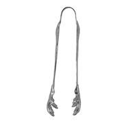 Generic Pinzas para Hielo Estilo Garra, Diseño de Garra de águila de Acero Inoxidable de Primera Calidad para Uso Doméstico y en Bares, 1 Pieza (Negro chapado)