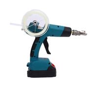 Generic Pistola de Pegamento para Cables de Fibra óptica, Pistola de Cableado de Fibra óptica Ajustable de 100 a 220 ℃ con 5 Varillas para Tecnología de Comunicación (Enchufe de la UE)