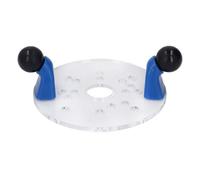 Generic Placa Base de Enrutador Universal Estable y Práctica para Carpintería, Vástago Redondo de PVC Transparente para Enrutador de Molduras, 1 Placa de Posición de Tallado de Carpintería para