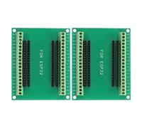 Generic Placa de Desarrollo Inalámbrica WiFi Bluetooth, Placa de Expansión de 38 Pines, de Desarrollo de bajo Consumo de Energía de 2 Piezas para Programa Lua, Material de PC