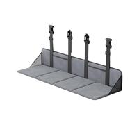 Generic Placa de Extensión Del Colchón de Asiento Trasero Del Automóvil Fácilmente Instalación para Los Entusiastas de La Conducción Autónoma Accesorio Portát, Gris 120x40cm