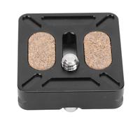 Generic Placa de Liberación Rápida de Aleación de Aluminio Construcción Fuerte para Cámara DSLR, Agarre Seguro para un Ajuste Preciso, Ideal para Fotógrafos Profesionales