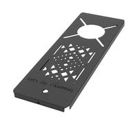Generic Placa de Mesa Portátil con Ranura para Bomba Segura para Estufas Soto 310, Juego de Accesorios de Acero Inoxidable para Acampar para Aventuras Al Aire