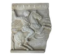 Generic Placa decorativa de pared con diseño de Alejandro Magno en su caballo Bucéfalo, 3698741