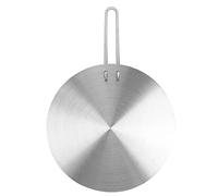 Generic Placa Difusora de Calor de Acero Inoxidable con, Cocina Eléctrica de Gas Duradera y Uniforme con Distribución de Calor de 9,4 Pulgadas (Los 24cm)