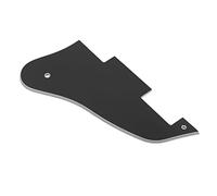 Generic Placa Protectora de Plástico PVC Negro para Instrumento Musical, Golpeador de Guitarra con Fácil Instalación para Piezas de Repuesto o Adición, 1 Unidad, Color Negro